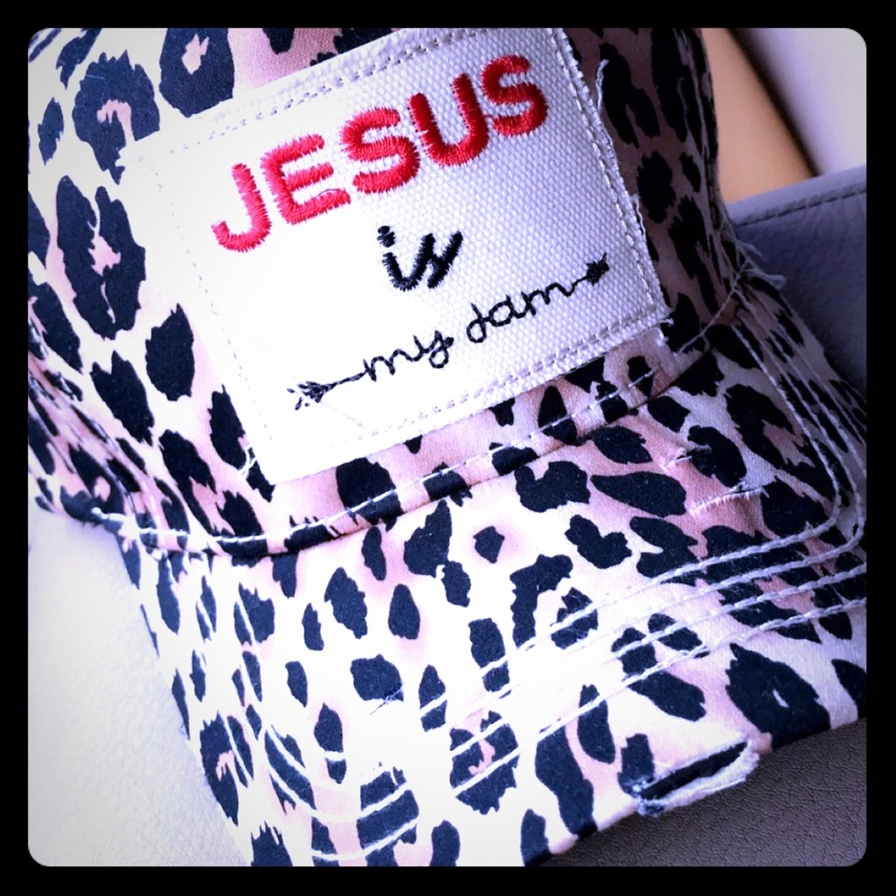 NWOT Cheetah “Jesus is my Jam” Ball Cap
